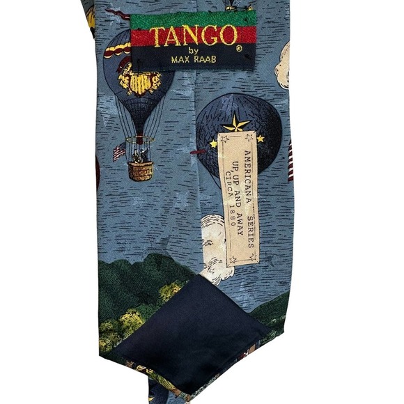 VINTAGE TANGO by Max Raab Tie AMERICANA SERIES UP, UP AND AWAY‎ CIRCA 1880 - Picture 4 of 6